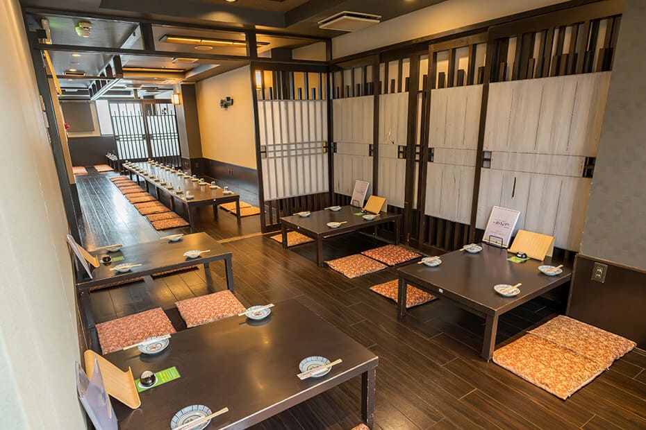 いろはかるた 木屋町本店の内観